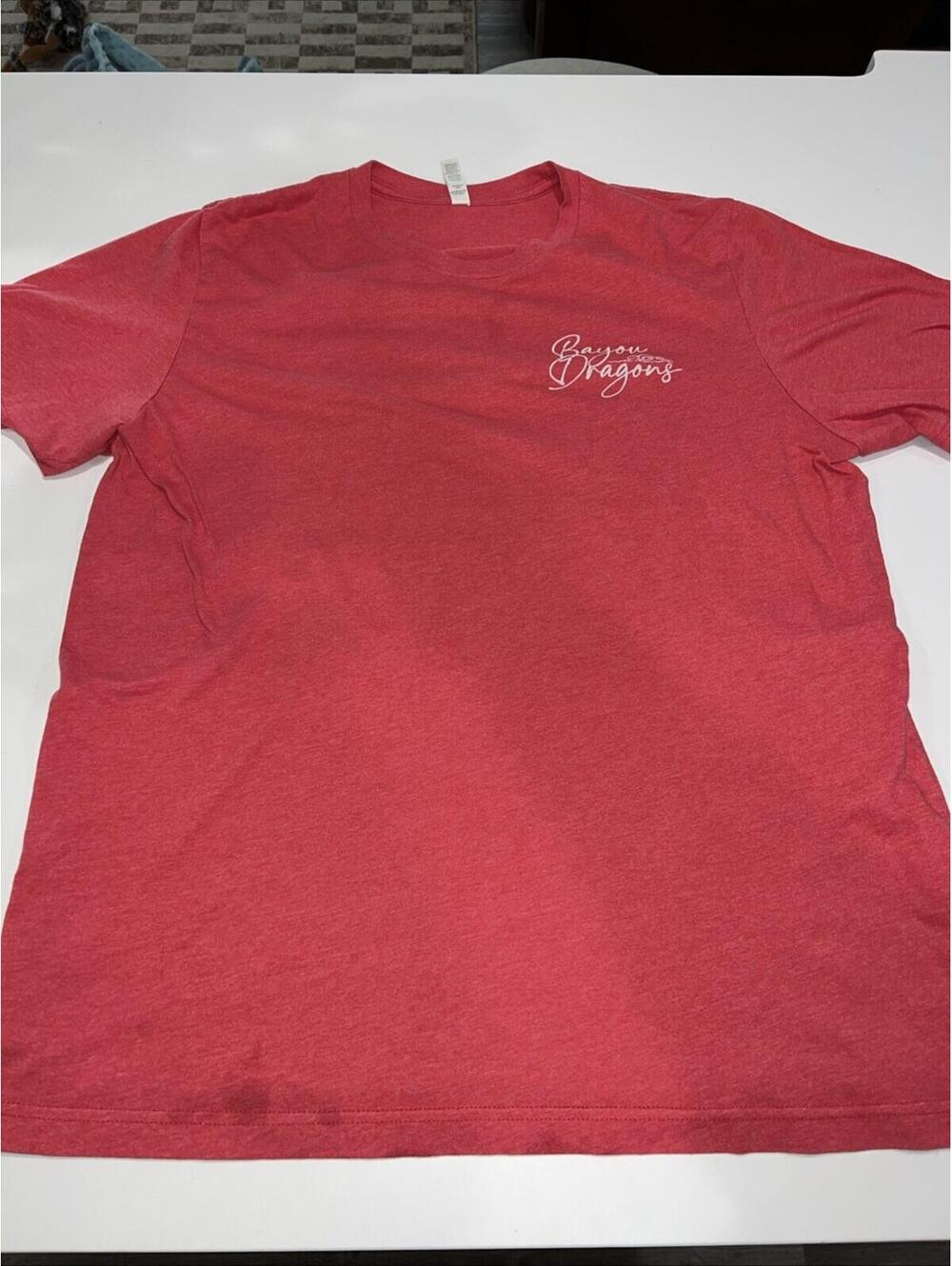 Bayou Dragons Lightweight Short Sleeve T-shirt Men’s XL